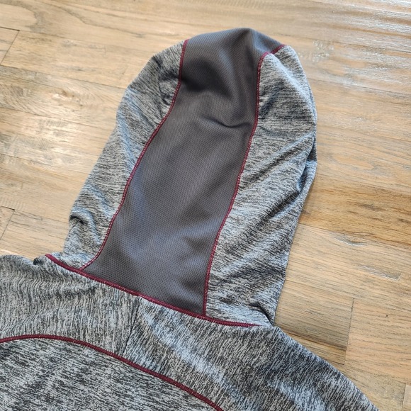 Colosseum Texas A&M Aggies Womens Large Gray Hood Half‎ Zip Pullover Long Sleeve - Picture 10 of 13